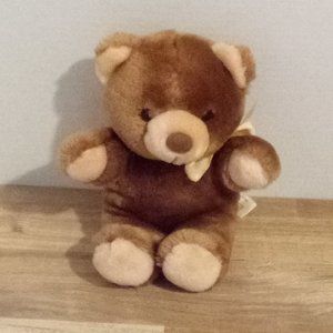 1980s Vintage America Wego #7492 Stuffed Plush Teddy Bear